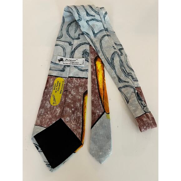 Vintage Fine Art Picasso Collection 100% Silk Men's Neck Tie JL - Picture 5 of 8